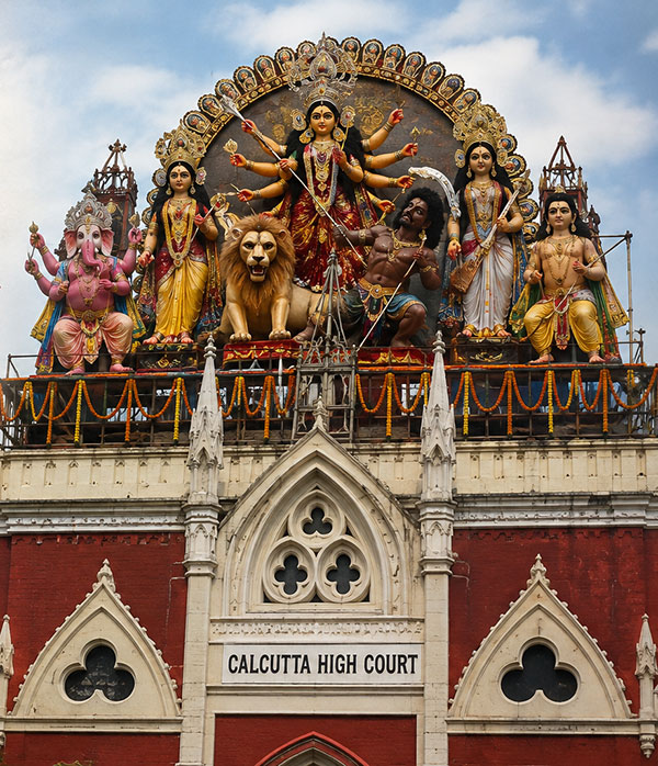 হাইকোর্টের ছাদের উপরে এবার দুর্গা পুজো 